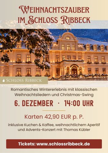 Tickets für Weihnachtszauber im Schloss Ribbeck am 06.12.2026 - Karten kaufen